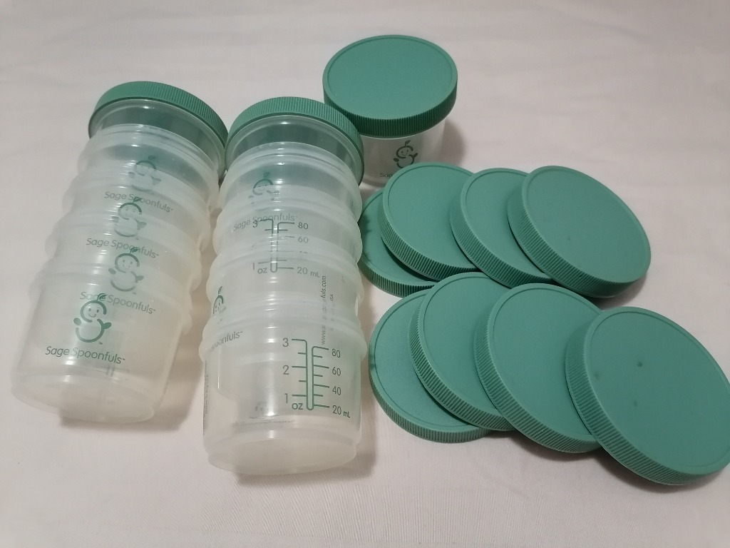 9-Pack Glass Baby Food Storage Containers 8oz - Sage Spoonfuls