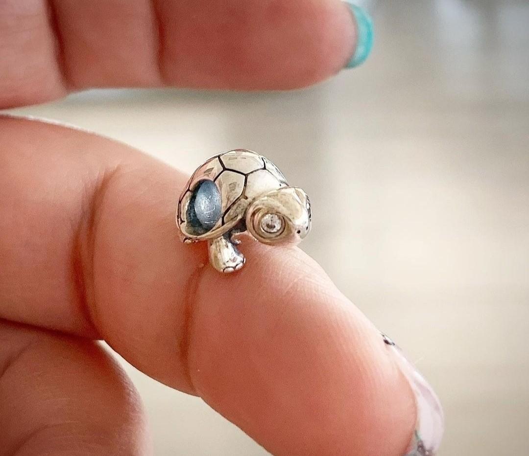Pandora bright eyed turtle charm sales