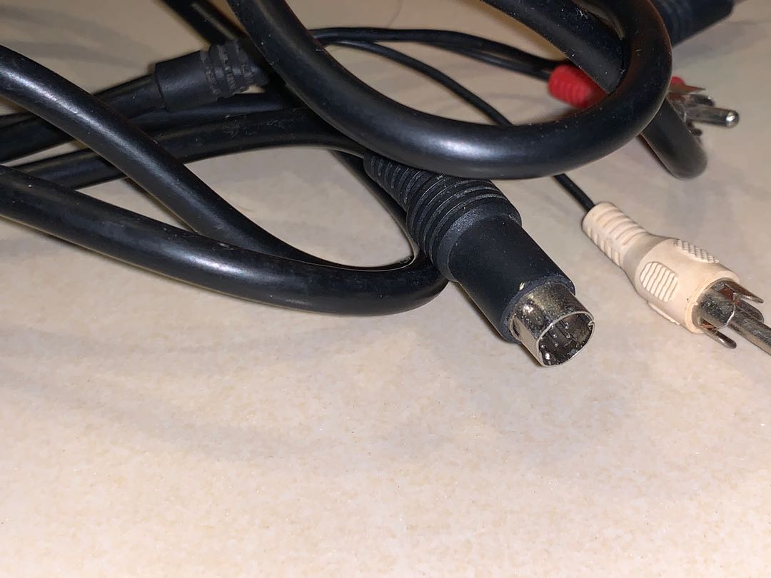 Sega Saturn SVideo Cable (1 M), Video Gaming, Gaming Accessories