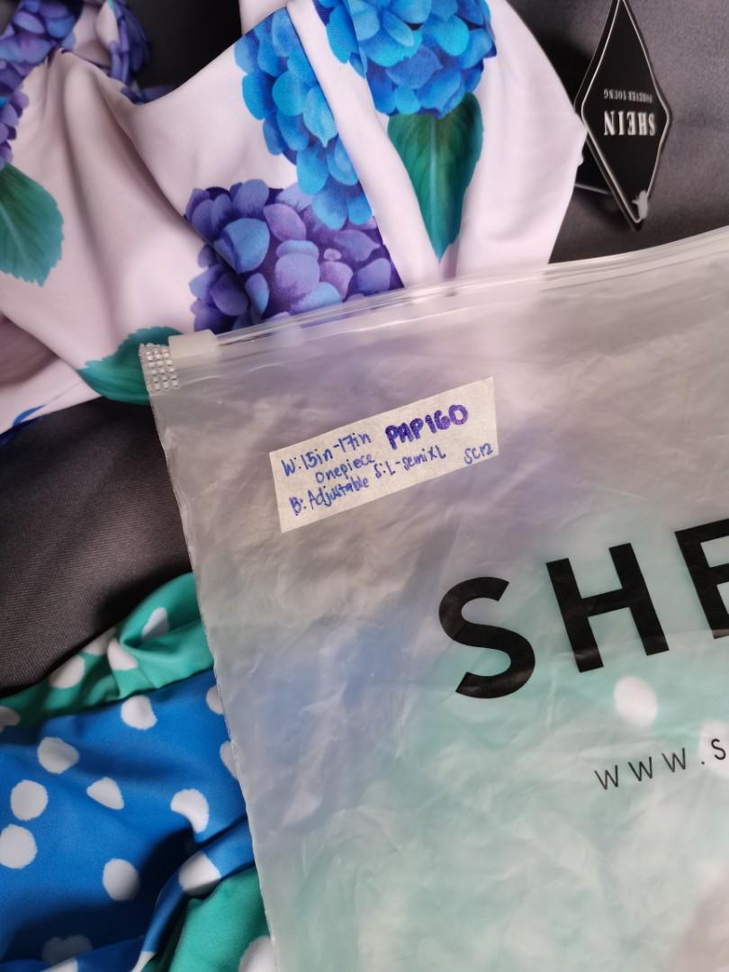 SHEIN Floral 1PC swimsuit (large) (Category: Bikinis & Swimsuits) located in Cavite. Submitted by belovedbyd (Listing ID 1149796215, Image 3). Description: Brandnew with tags and pouch Padded with hygienic tape fits up to semi XL Waist 15in to 17in Bust Adjustable * no when worn photo *.