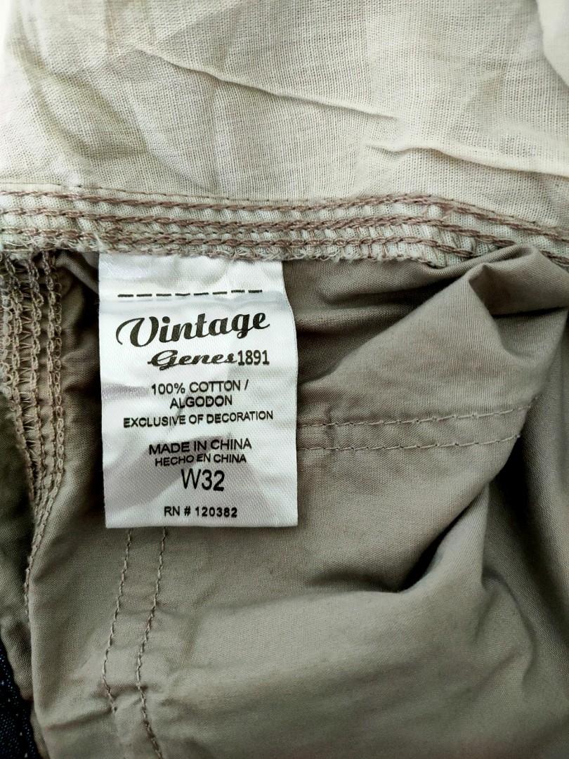 VINTAGE GENES 1891 SHORT CARGO PANTS Men s Fashion Bottoms on