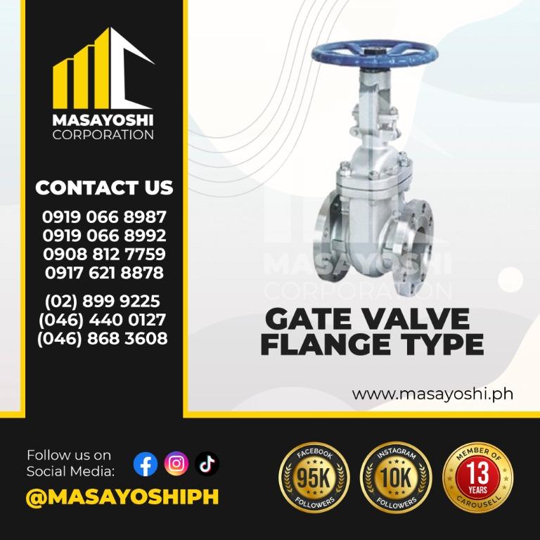 Smith Gate Valve Flange Type 4" Plumbing Valves Gate Valves Smith