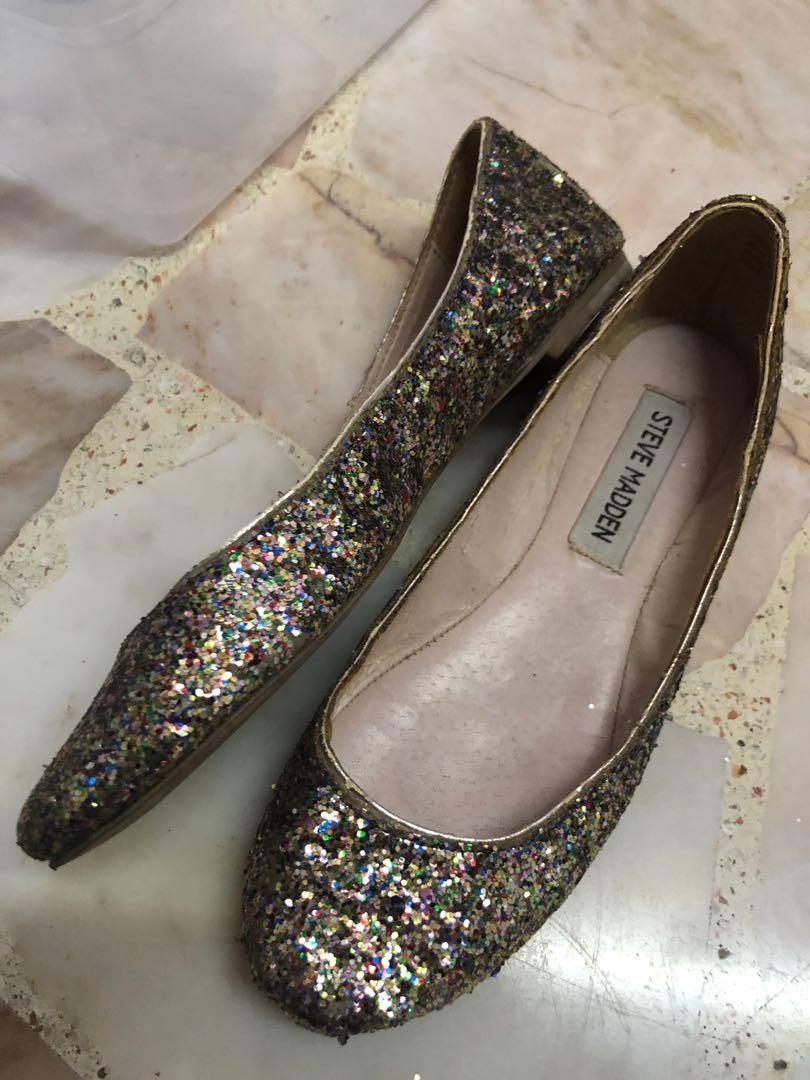 Steve madden best sale glitter flats