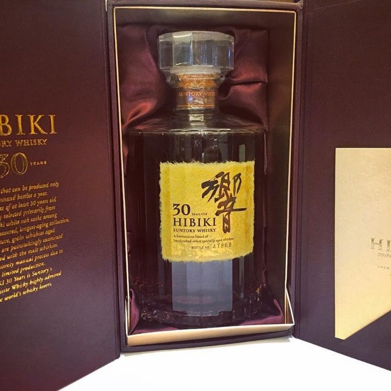 Suntory 三得利Hibiki 30 Years Old 響30年日本威士忌價錢, 嘢食& 嘢 