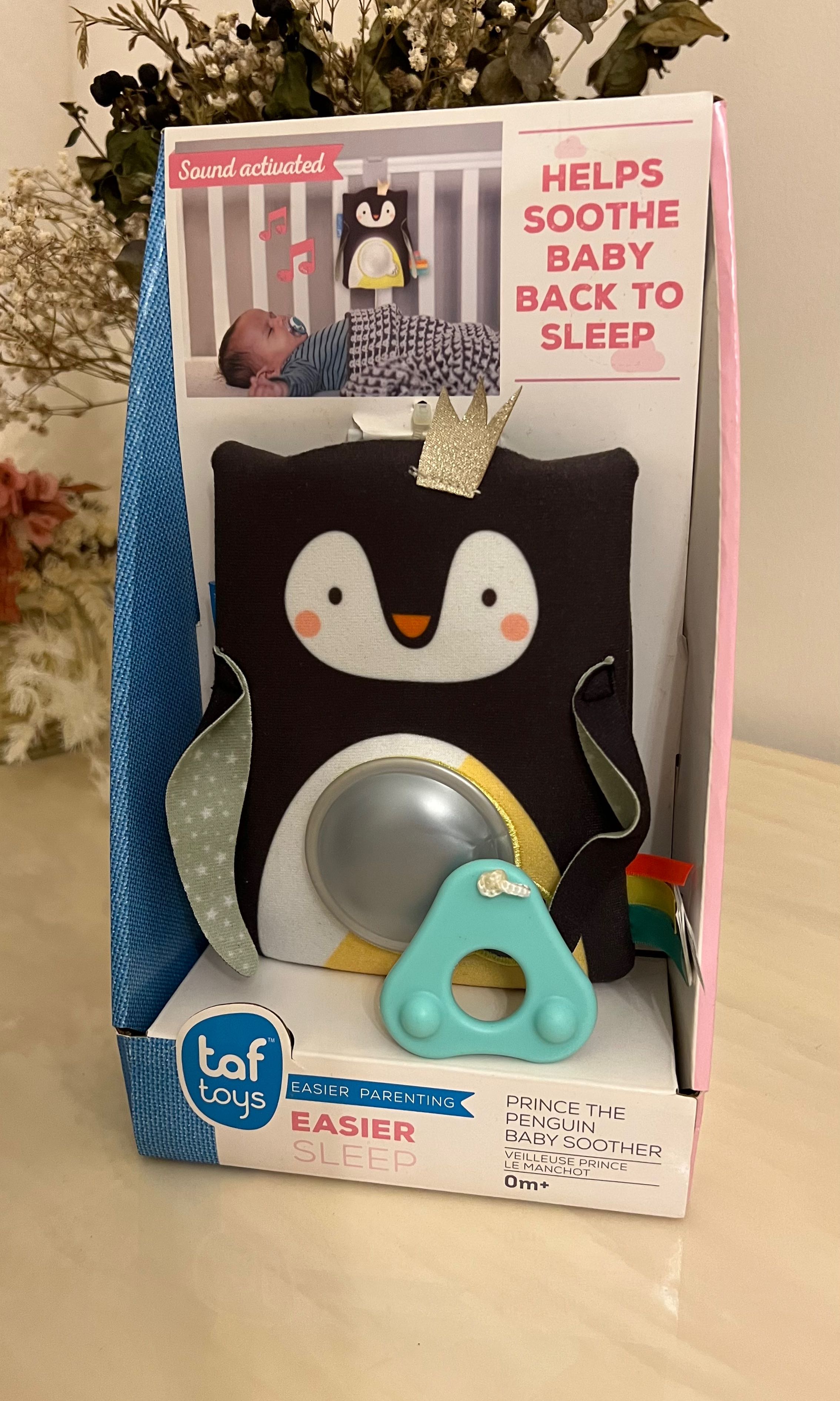 Taf toys prince cheap the penguin baby soother