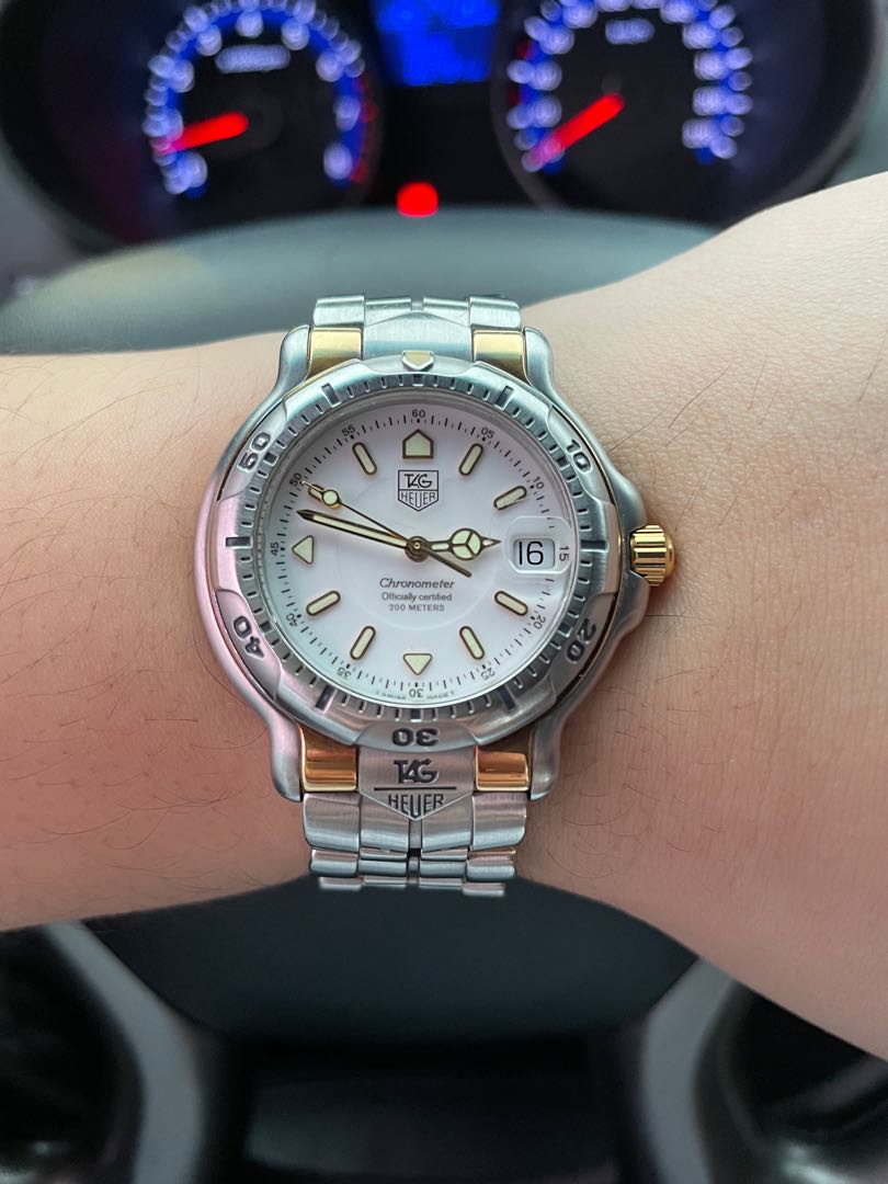 Tag heuer best sale 6000 18k gold