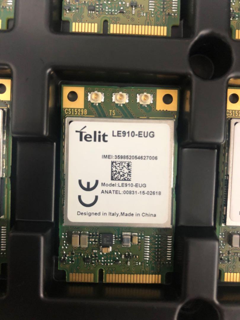 Telit LE910-EUG (Category: Networking) located in Singapore. Submitted by winnier (Listing ID 1149779482, Image 1). Description: Brand new. Excess invty from prototyping.