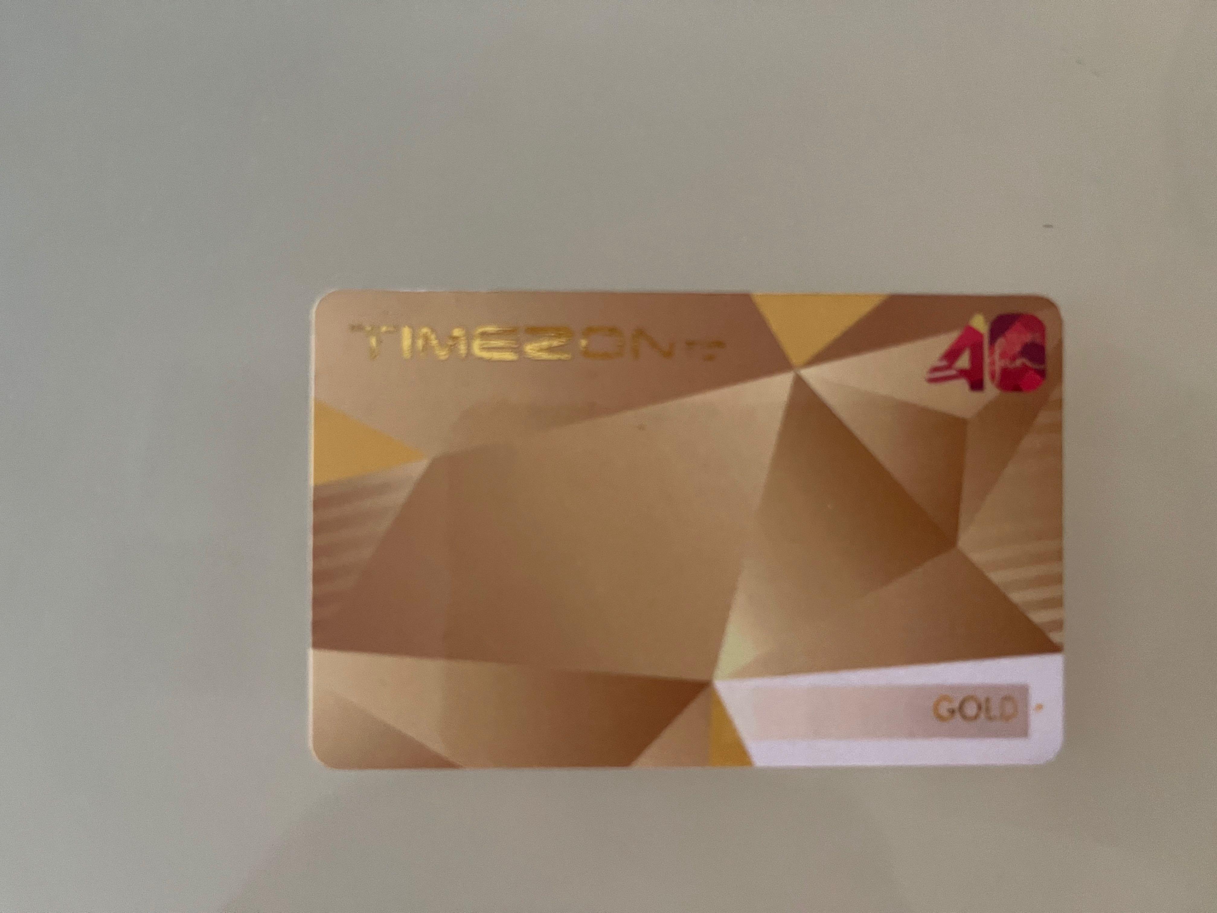 Timezone gold card, Video Gaming, Gaming Accessories, Game Gift Cards