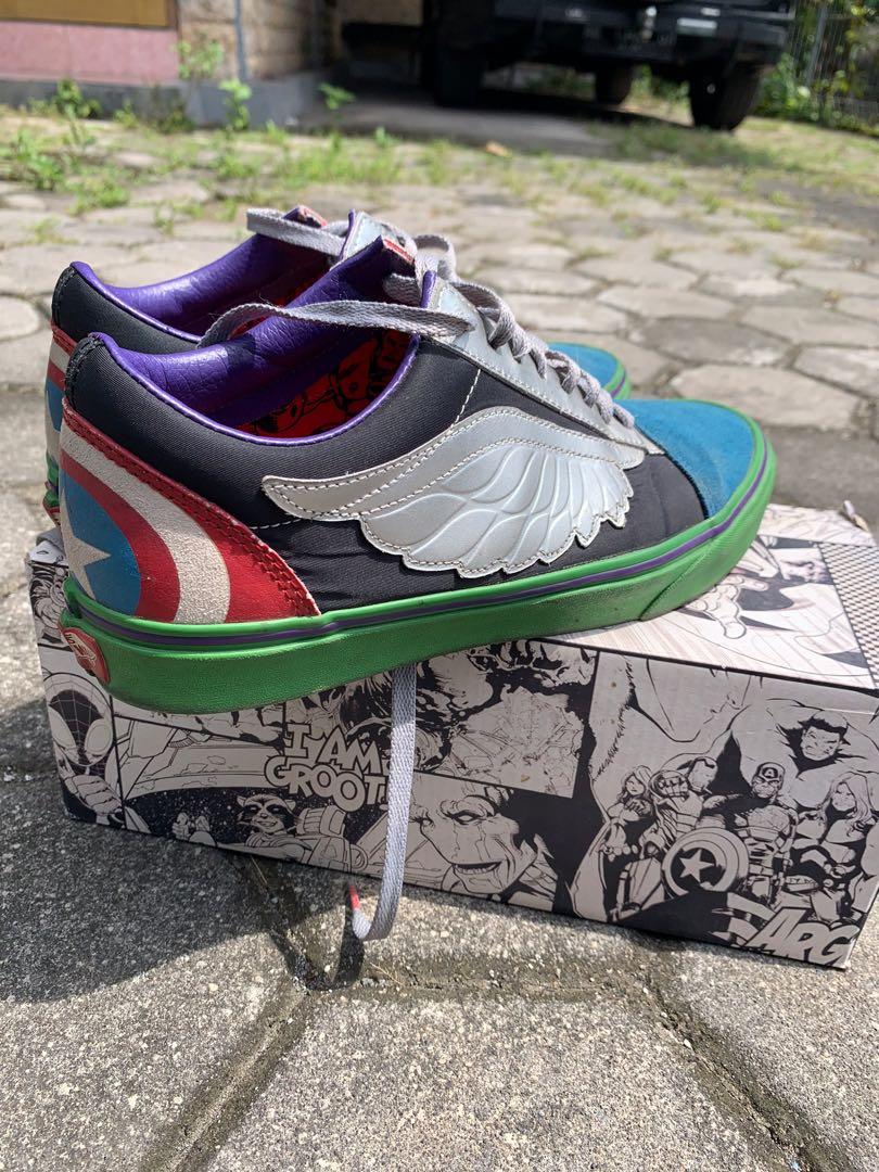 Vans old school hotsell marvel