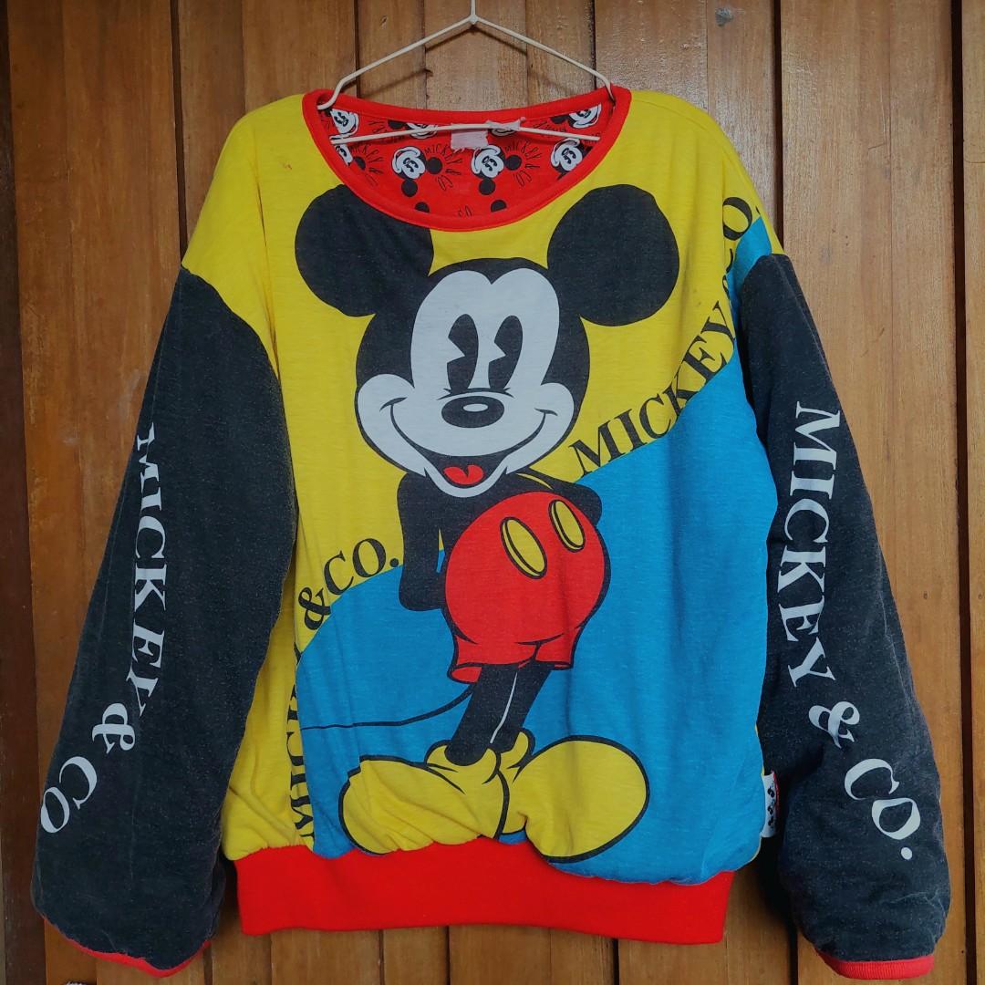 Mickey mouse reversible best sale sweatshirt