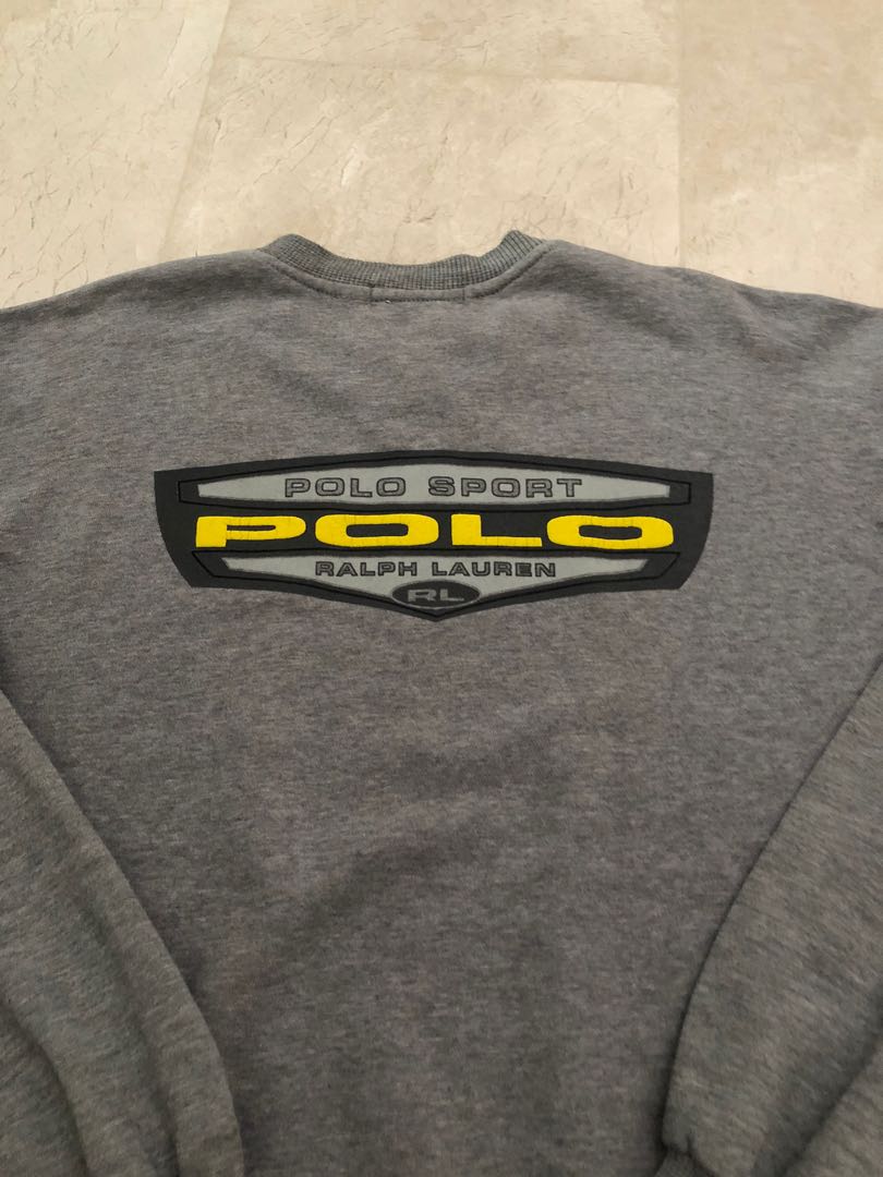 vintage polo sweatshirt