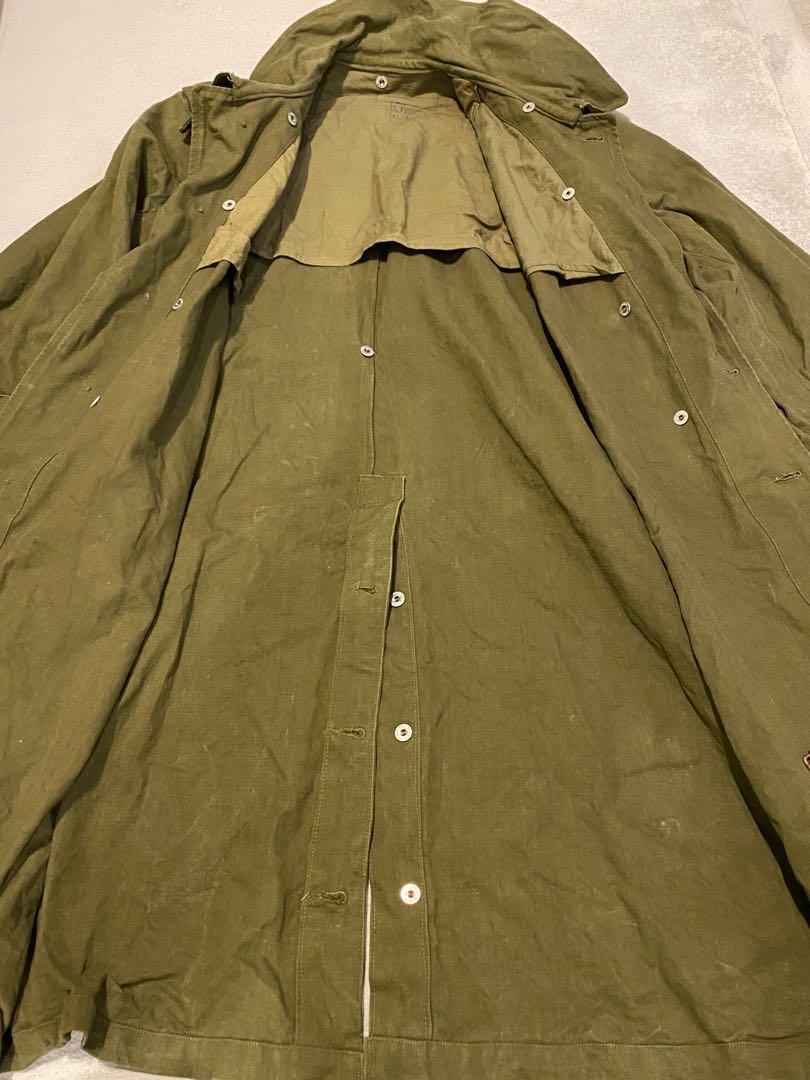 WWII WW2 French Army M35 motorcycle coat vtg, 男裝, 外套及戶外衣服