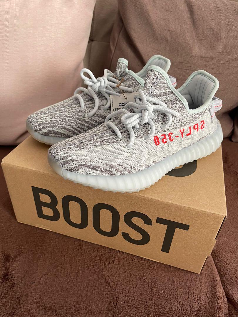 yeezy 350v blue tint size us 6.5 (Category: Sneakers) located in Pasig City. Submitted by lovedbyrtc (Listing ID 1149744774, Image 3). Description: size US 6 best fit to womens 7 local released, brand new. .