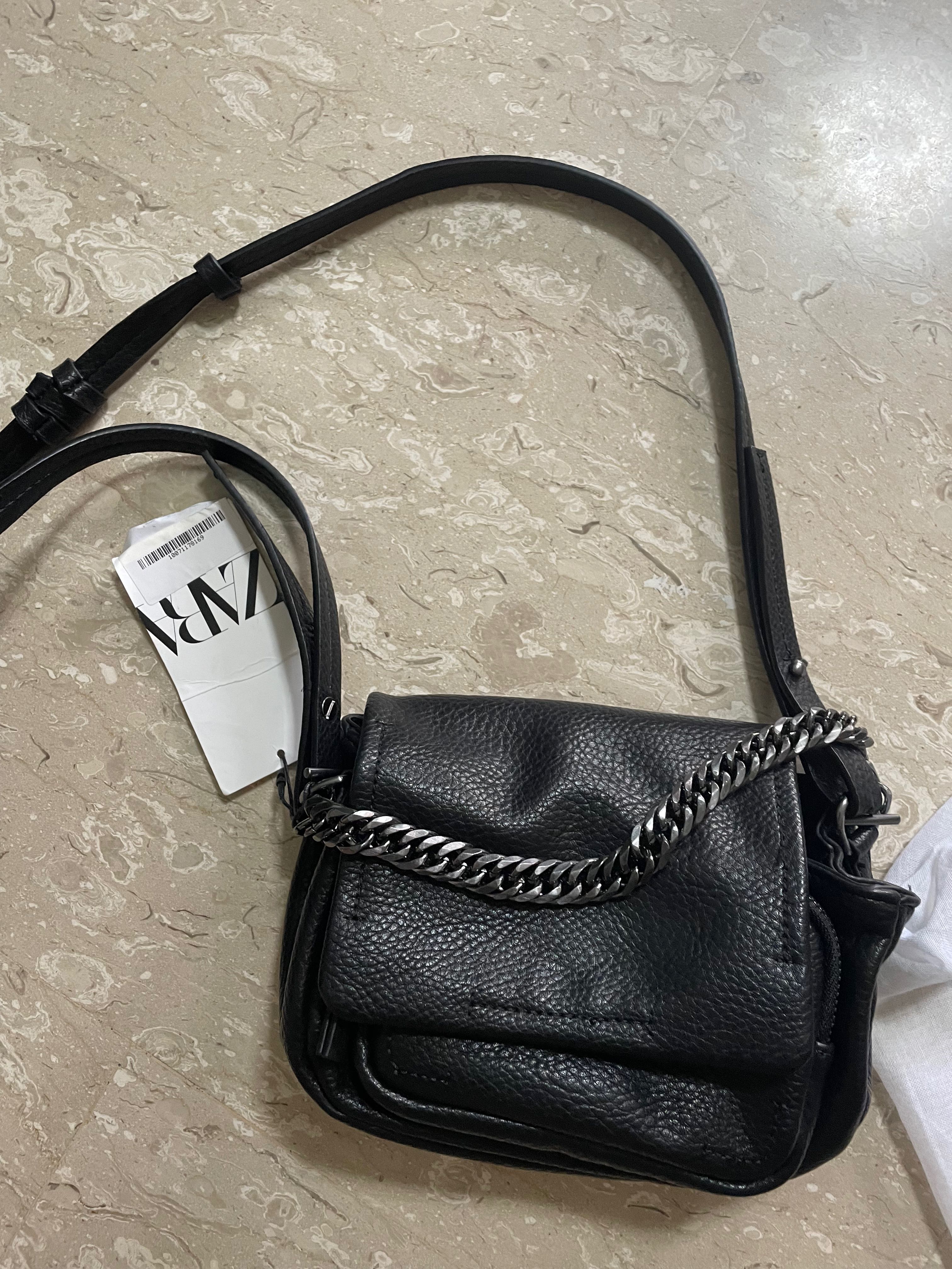 Zara black crossbody bag, Women's Fashion, Bags & Wallets, Crossbody