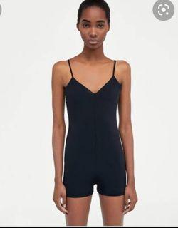 Zara Romper In Green, Fesyen Wanita 
