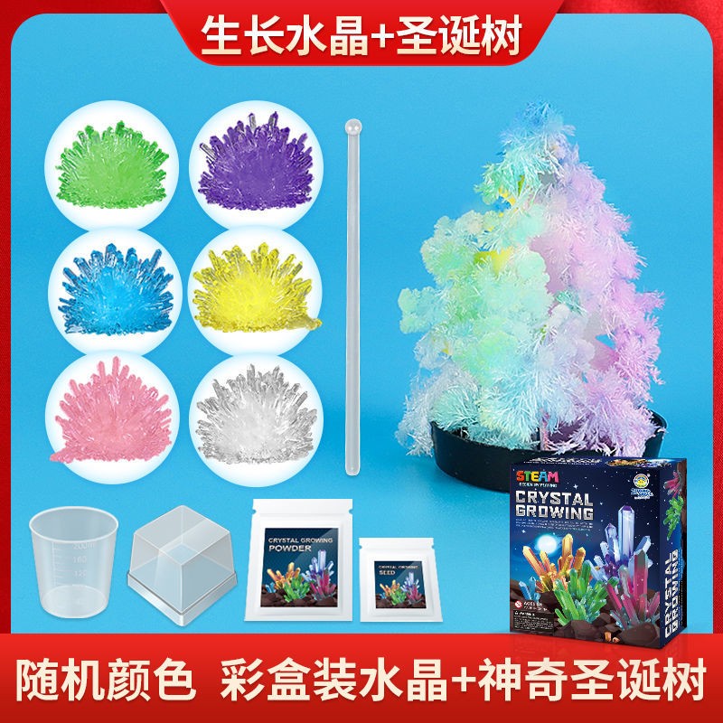 Crystal + Tree Growing Experiment Kit, Hobbies & Toys, Toys & Games on