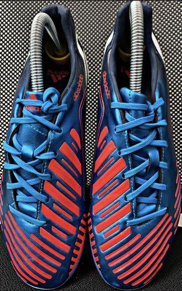 2012 Adidas Predator Lz Hg Football Boots Blue Red Men'S Uk 7 For Sale,  Men'S Fashion, Footwear, Boots On Carousell