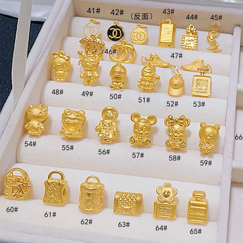 999 gold charm discount