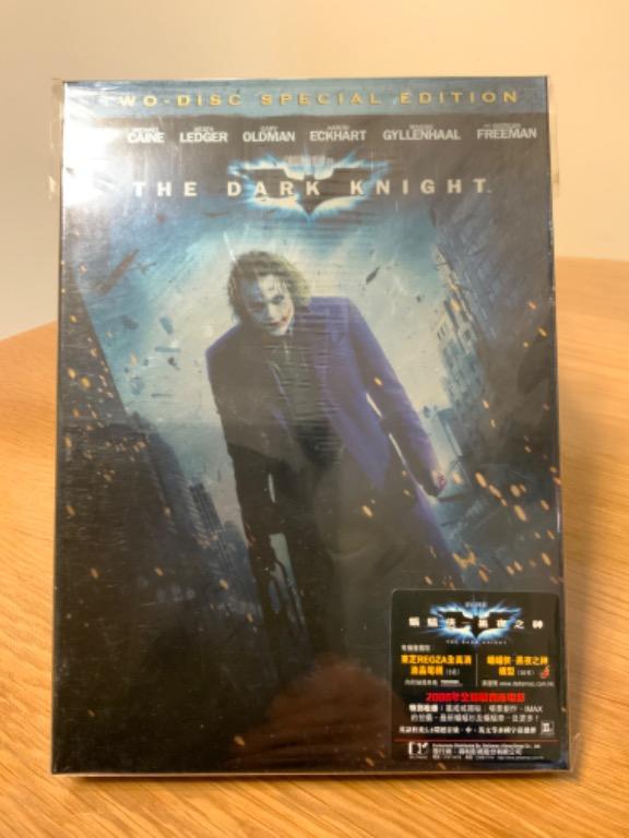 蝙蝠俠黑夜之神The dark knight 港版3區DVD, 興趣及遊戲, 音樂、樂器