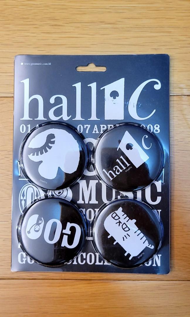 絕版！ Hocc 何韻詩hall1C Goo Music Collection 襟章扣針batch pin 黑