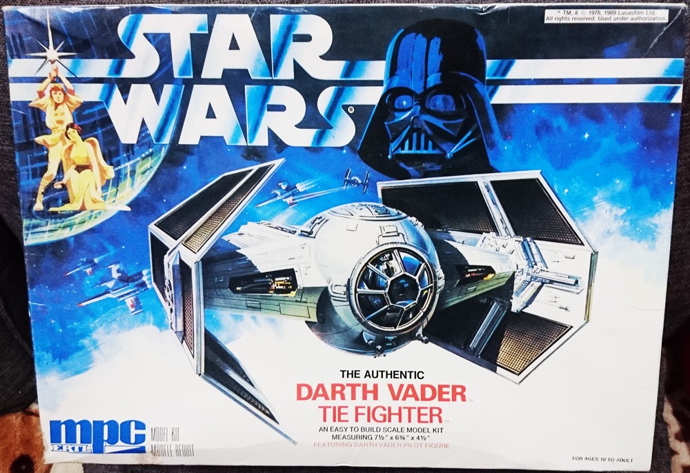 舊版模型STAR WARS The Darth Veder Tie Fighter - MPC Made in U.S.A