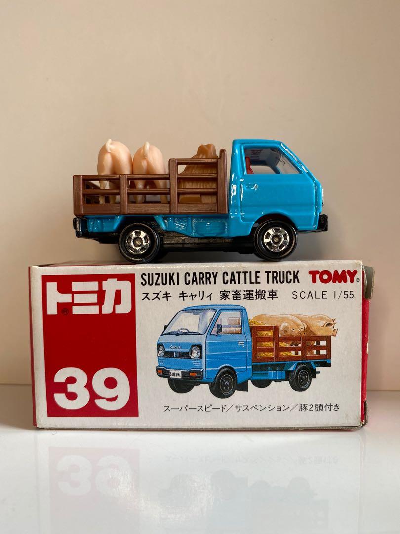 中古tomy Tomica 39 Suzuki Carry Cattle Truck 家畜運搬車豬車1盒 興趣及遊戲 收藏品及紀念品 古董收藏 Carousell