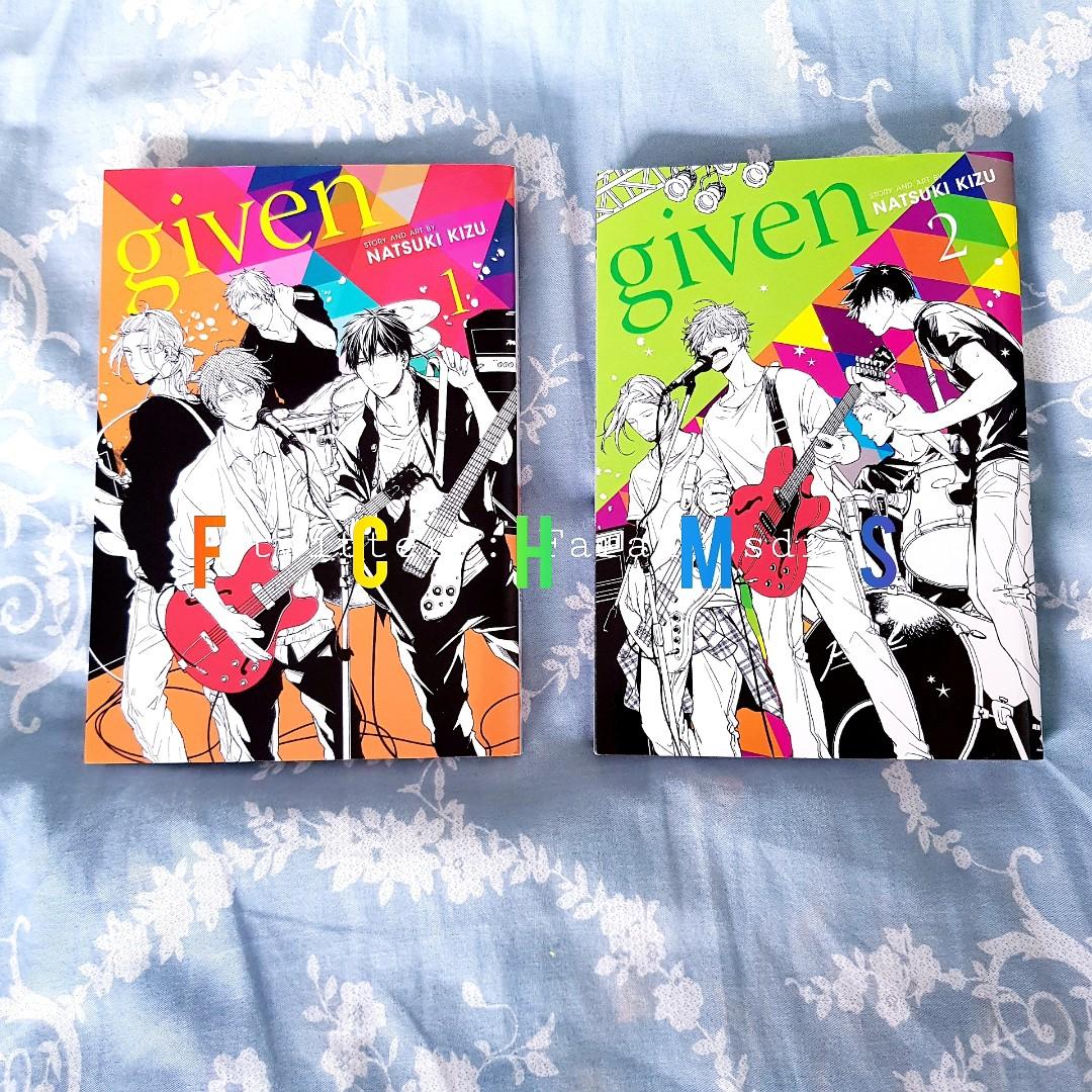 [ WTS SET ] OFFICIAL Sublime GIVEN manga [ Volume 1 + 2 ] #BL #Yaoi  #English #anime #comic