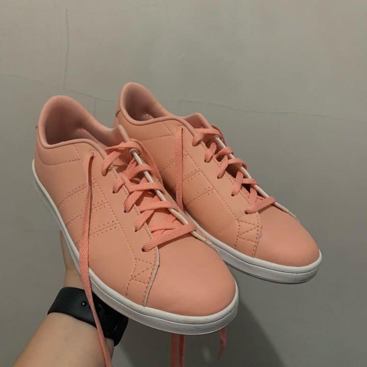 Adidas Advantage Clean QT Shoes Dust Pink F34708 