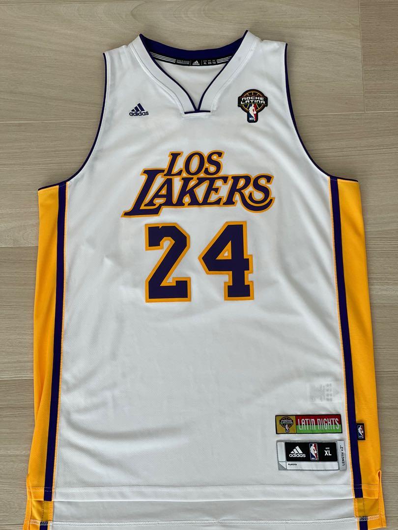 Sportando on X: NBA 'Noche Latina' Jerseys Include Sleeves and Back Design   Los Lakers de Kobe Bryant  / X