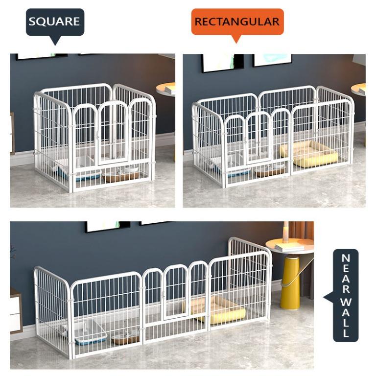 [iDS] Animal Fence Cage Cat Dog Fence Cage Latch Interlock Puppies ...