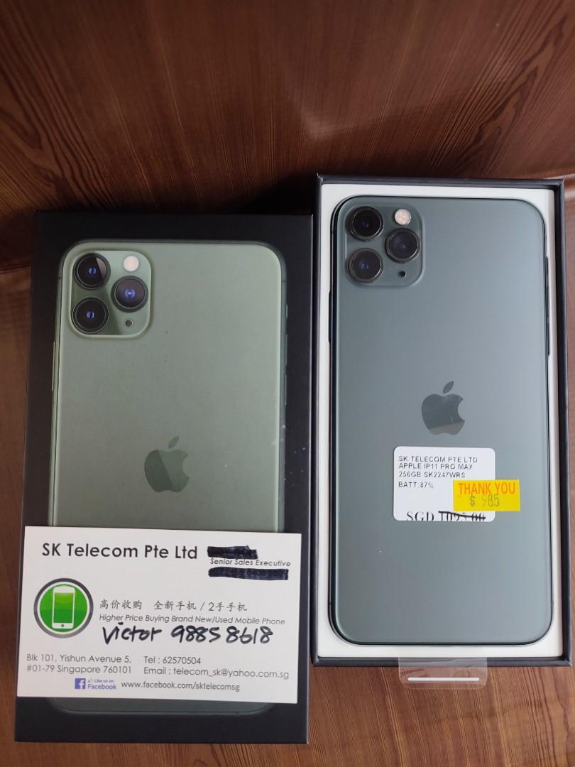 Apple Iphone 11 Pro Max 256gb Midnight Green Like New Mobile Phones Gadgets Mobile Phones Iphone Iphone 11 Series On Carousell