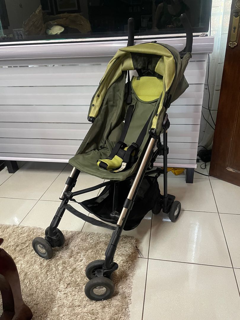 Aprica stroller cheap green