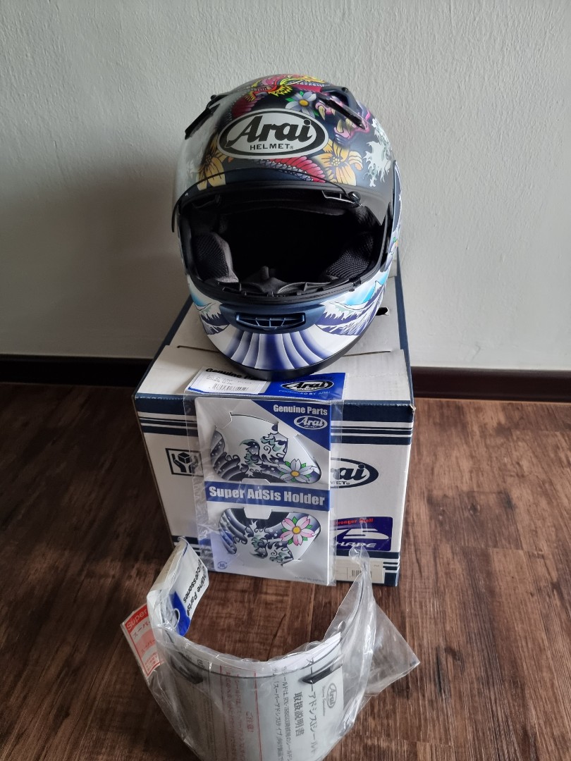 Arai Astro IQ Oriental Matte Blue Motorcycles Motorcycle Apparel