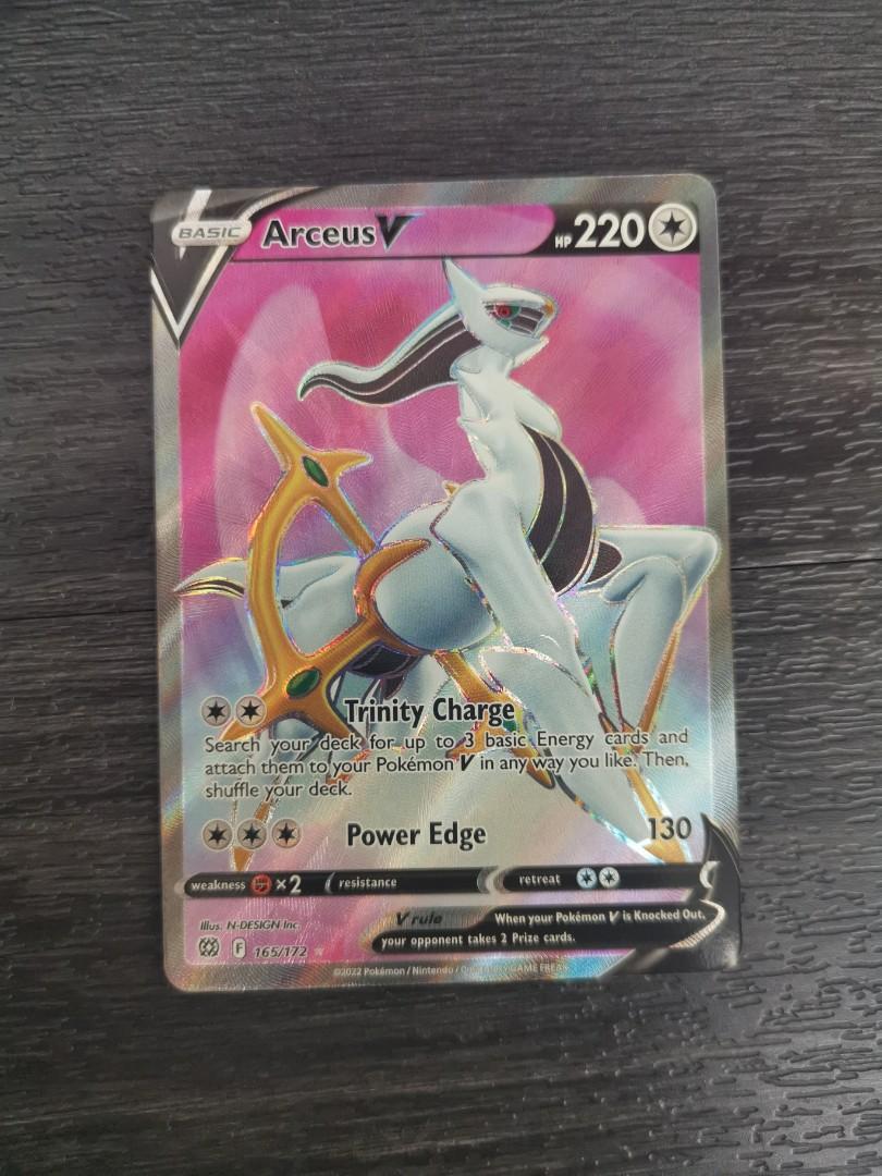 Arceus V Full Art - 165/172 - Brilliant Stars – Card Cavern Trading Cards,  LLC