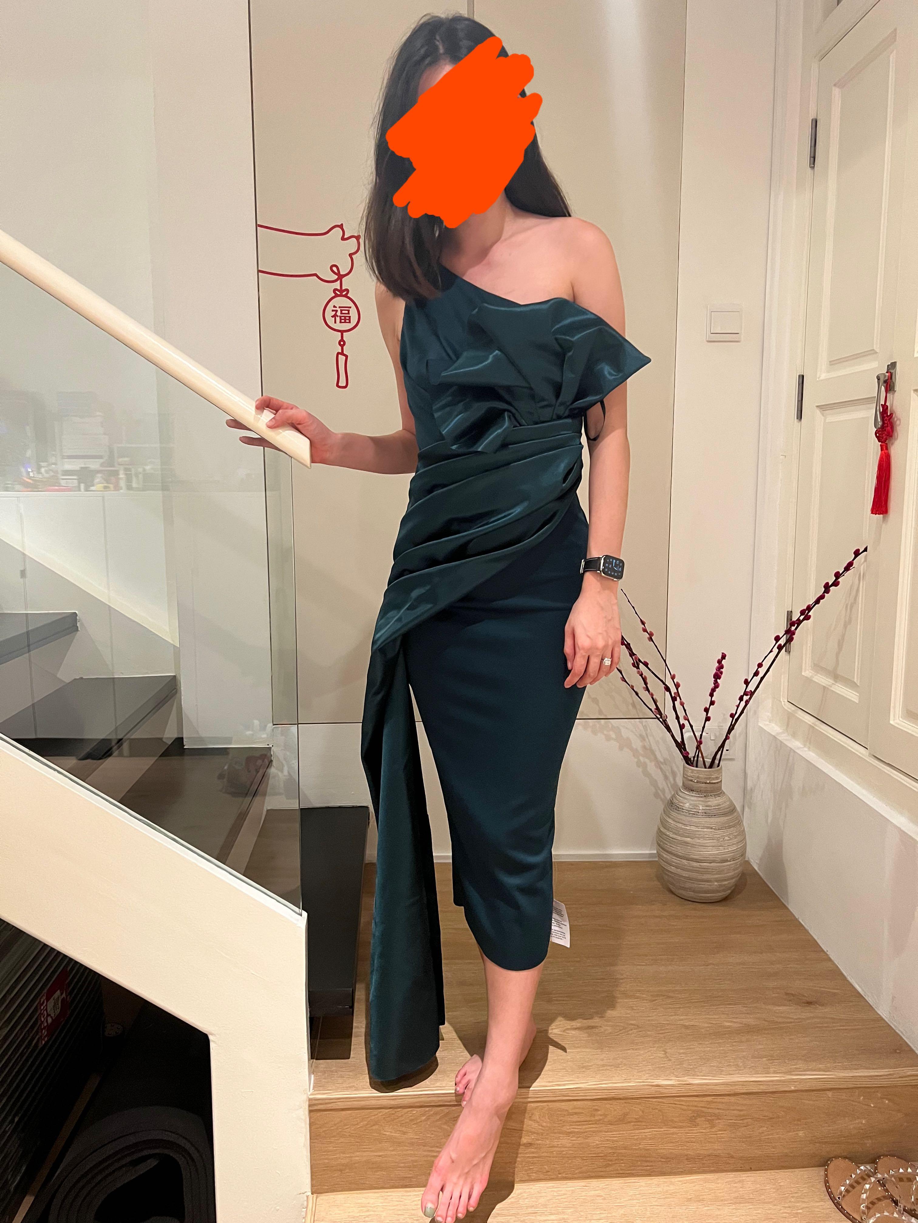 Asos one shoulder dress discount