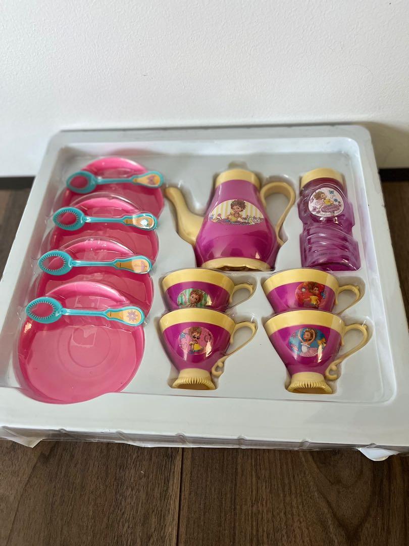 AUTHENTIC Disney Junior Fancy Nancy Bubble Tea Party Set Hobbies