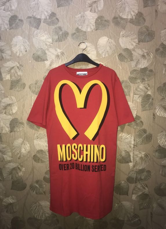 moschino red dress
