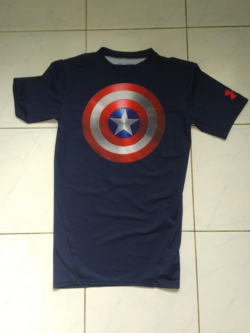 50% OFF)Authentic Under Armour America shirt, Medium, Limited Men's Fashion, Tops & Sets on Carousell
