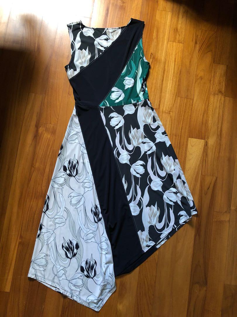 Bcbg botanical floral dress sales