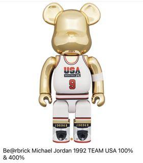 BEARBRICK Michael Jordan 1992 TEAM USA 100％ & 400％, Hobbies 