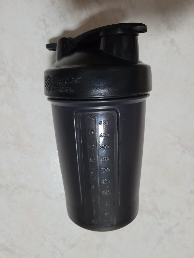Black blender bottle (500ml), Sports Equipment, Other Sports Equipment