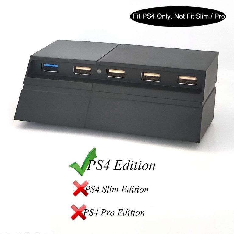 BNIB Bealuffe PS4 USB Hub PS4 USB Hub Extender Adapter Extra