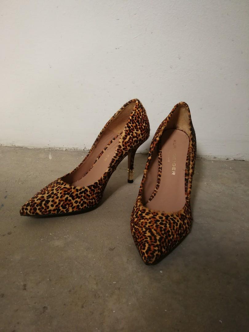 BNNW Kurt Geiger pony hair heels in Leopard Women s Fashion