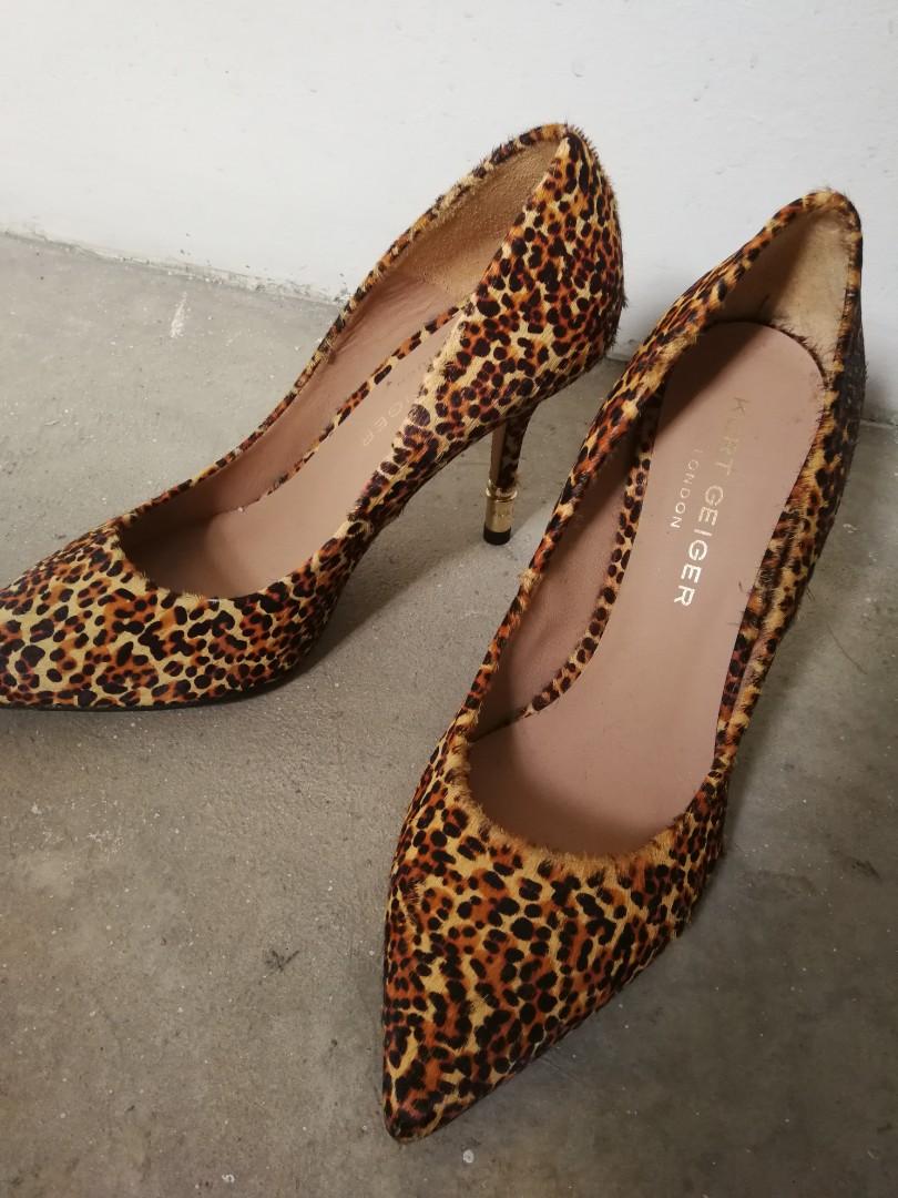 BNNW Kurt Geiger pony hair heels in Leopard Women s Fashion
