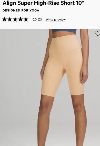 BNWT Lululemon Align Short High-Rise 10 
