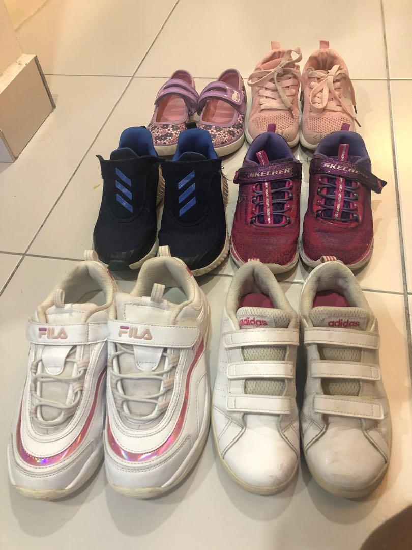 Branded Kids Shoes Adidas Nike Fila Clarks Babies Kids Girls Apparel 4 To 7 Years On Carousell