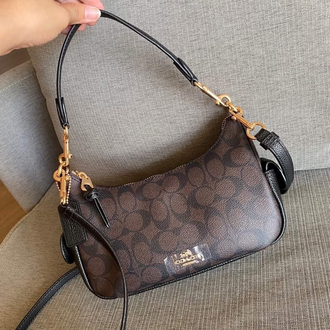 SALE! C7223 Coach Pennie Shoulder Bag 25 in Signature Canvas, Women's