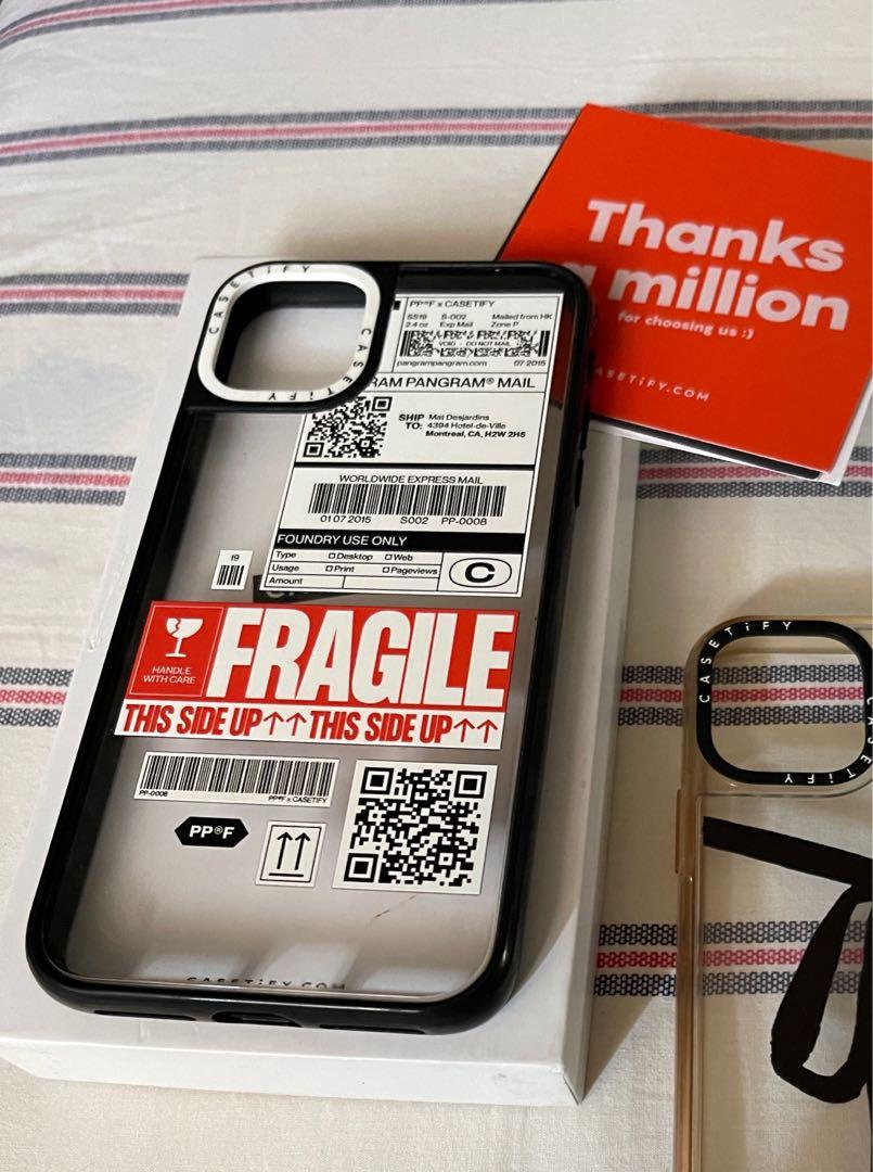 Casetify Fragile 11 Pro Max/free lens protector, Mobile Phones