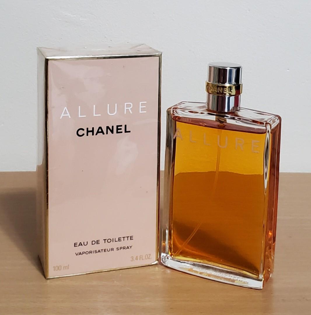 Chanel - Allure Eau De Toilette 100ml, Beauty & Personal Care, Fragrance &  Deodorants on Carousell