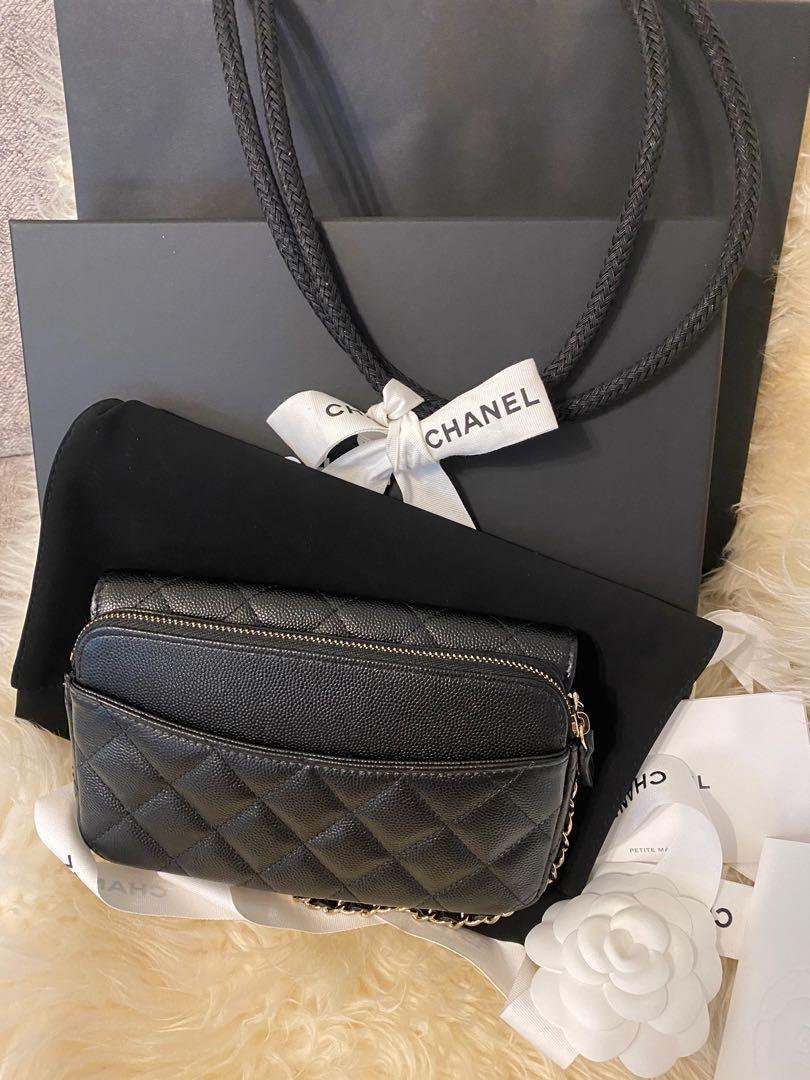 Chanel Wallet on Chain Flap and Zipper Clutch Chain, Luxury, Bags